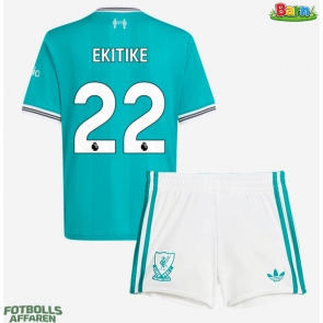 Liverpool Hugo Ekitike #22 Tredjeställ Barn 2025-26 Kortärmad (+ Korta byxor)